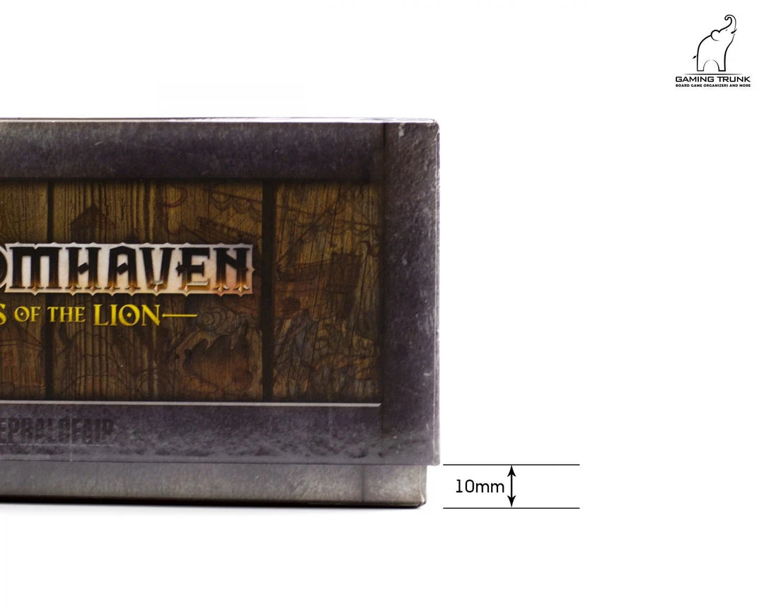 Gaming Trunk - Lion Jaws Organizer Compatible With Gloomhaven: Jaws Of The Lion (Natural Unstained) 20 Gaming Trunk - Lion Jaws Organizer Compatible With Gloomhaven: Jaws Of The Lion (Natural Unstained)