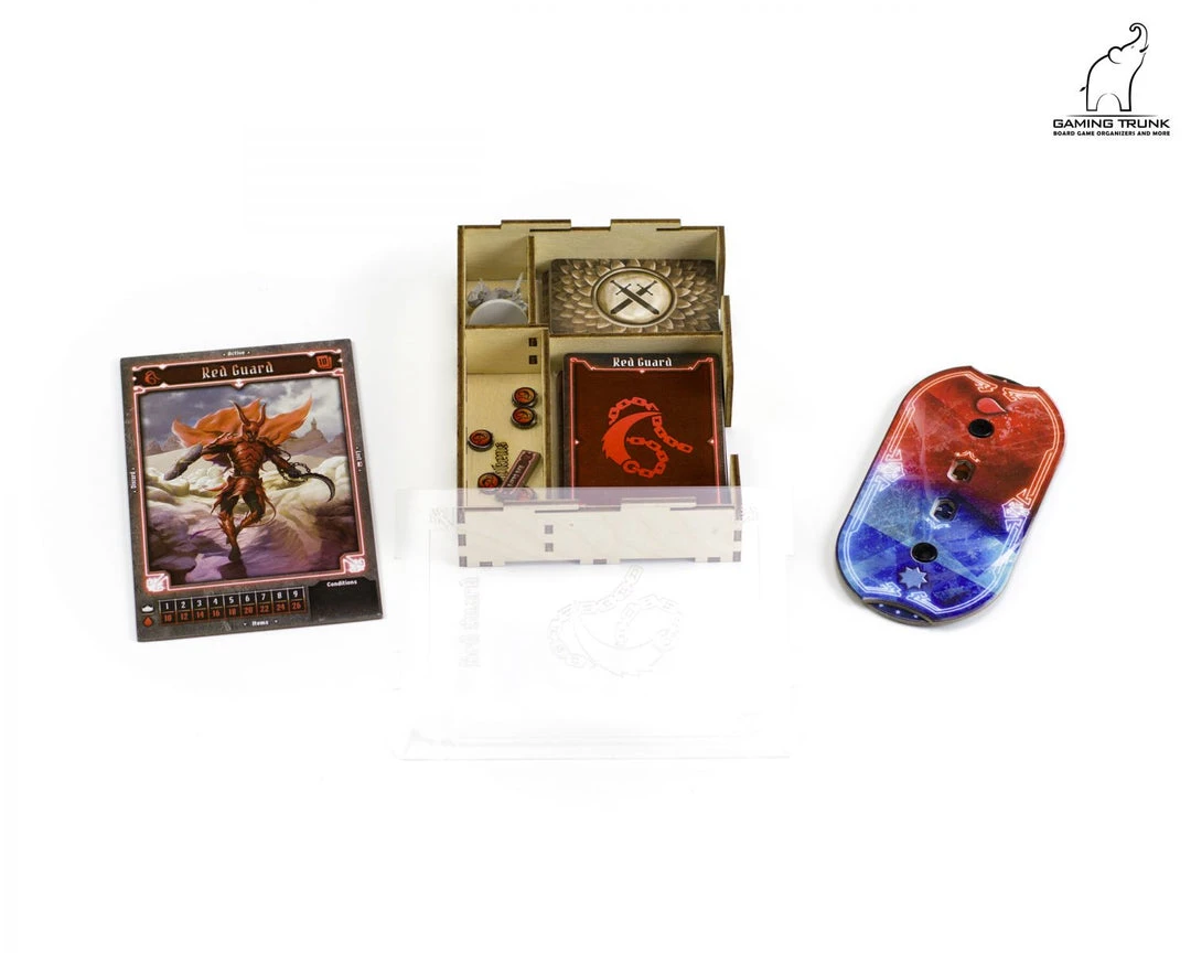 Gaming Trunk - Lion Jaws Organizer Compatible With Gloomhaven: Jaws Of The Lion (Natural Unstained) 12 Gaming Trunk - Lion Jaws Organizer Compatible With Gloomhaven: Jaws Of The Lion (Natural Unstained)