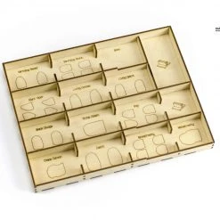 Gaming Trunk - Lion Jaws Organizer Compatible With Gloomhaven: Jaws Of The Lion (Natural Unstained) 30 Gaming Trunk - Lion Jaws Organizer Compatible With Gloomhaven: Jaws Of The Lion (Natural Unstained)