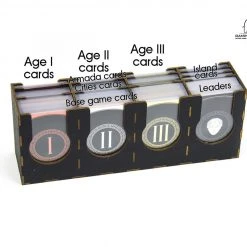 Gaming Trunk - Wonderment Organizer 2nd Edition For 7 Wonders (Second Edition) (Black)
