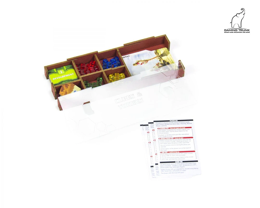 Gaming Trunk - Ares Organizer For Terraforming Mars: Ares Expedition (Red) 11 Gaming Trunk - Ares Organizer For Terraforming Mars: Ares Expedition (Red)