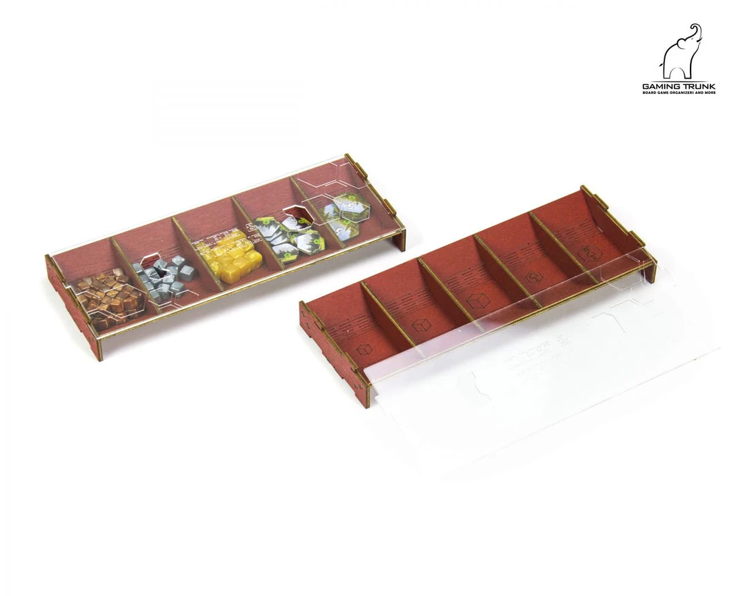 Gaming Trunk - Ares Organizer For Terraforming Mars: Ares Expedition (Red) 8 Gaming Trunk - Ares Organizer For Terraforming Mars: Ares Expedition (Red)