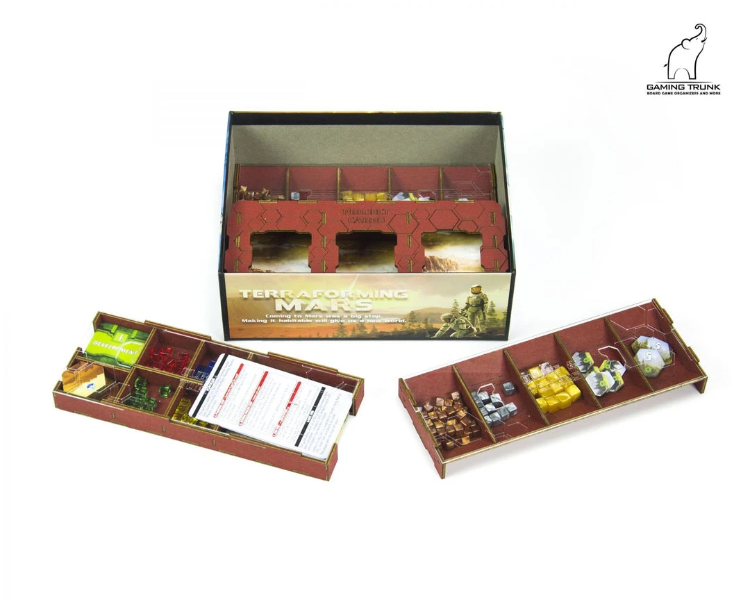 Gaming Trunk - Ares Organizer For Terraforming Mars: Ares Expedition (Red) 2 Gaming Trunk - Ares Organizer For Terraforming Mars: Ares Expedition (Red)