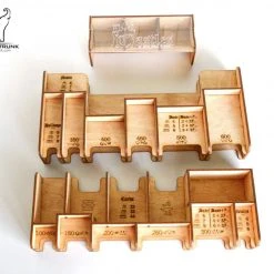 Gaming Trunk - Mad King Organizer For Castles Of Mad King Ludwig (Walnut) 7 Gaming Trunk - Mad King Organizer For Castles Of Mad King Ludwig (Walnut)