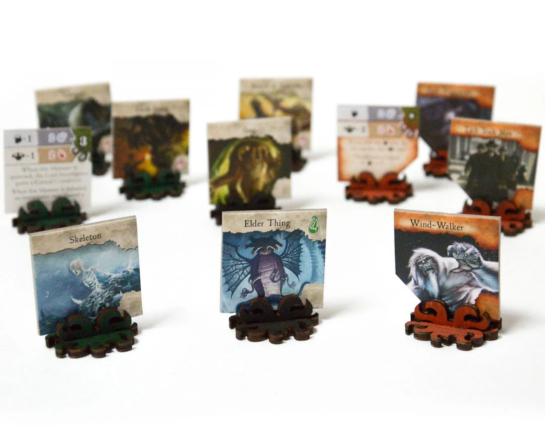 Gaming Trunk - Monster Stands For Eldritch Horror And Arkham Horror (Green) (Sets Of 5) 4 Gaming Trunk - Monster Stands For Eldritch Horror And Arkham Horror (Green) (Sets Of 5)