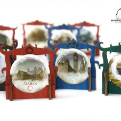 Gaming Trunk - Gate Markers For Eldritch Horror And Arkham Horror (Blue) (Sets Of 5)