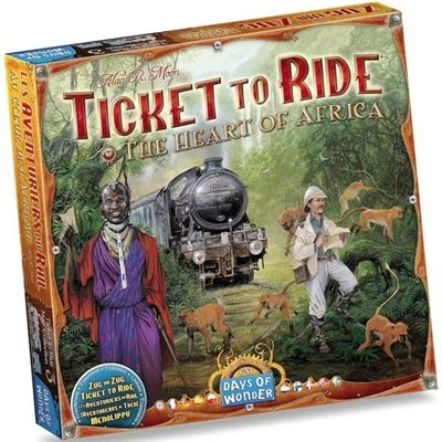 Days Of Wonder Board Games Ticket To Ride Map Collection: Volume 3 - The Heart Of Africa 1 Days Of Wonder Board Games Ticket To Ride Map Collection: Volume 3 - The Heart Of Africa