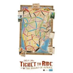 Days Of Wonder Board Games Ticket To Ride Map Collection: Volume 3 - The Heart Of Africa