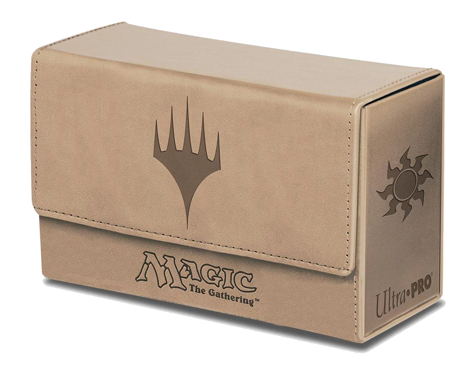 Deck Boxes Ultra Pro - Dual Flip Box Off White Mana For Magic (Matte Finish) 1 Deck Boxes Ultra Pro - Dual Flip Box Off White Mana For Magic (Matte Finish)