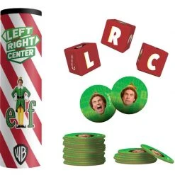 The Op Board Games Left Right Center: Elf Dice Game