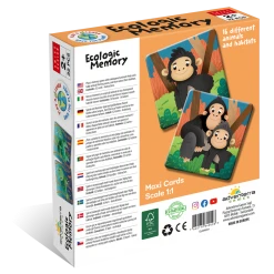 Adventerra Games Ecologic Memory: Animals At Risk! (32 Pieces)