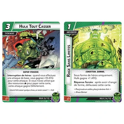 Fantasy Flight Games Marvel Champions: The Card Game – Hulk Hero Pack (French Edition) Board Games 4 Fantasy Flight Games Marvel Champions: The Card Game – Hulk Hero Pack (French Edition) Board Games