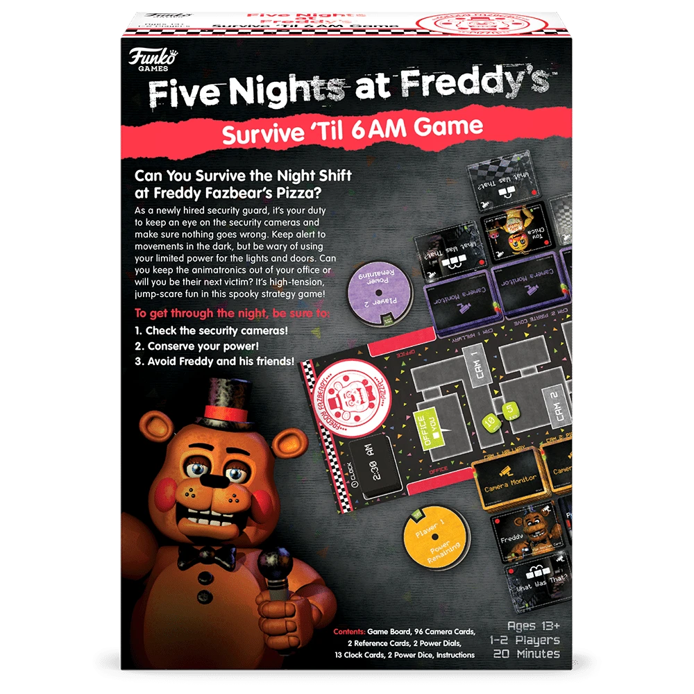 Funko Games Five Nights At Freddy's: Survive 'Til 6AM 2 Funko Games Five Nights At Freddy's: Survive 'Til 6AM
