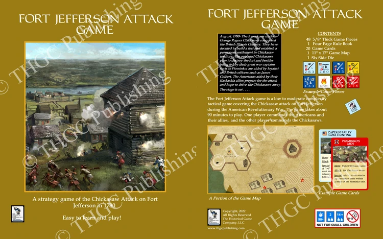 The Historical Game Company Fort Jefferson Attack Board Games 1 The Historical Game Company Fort Jefferson Attack Board Games