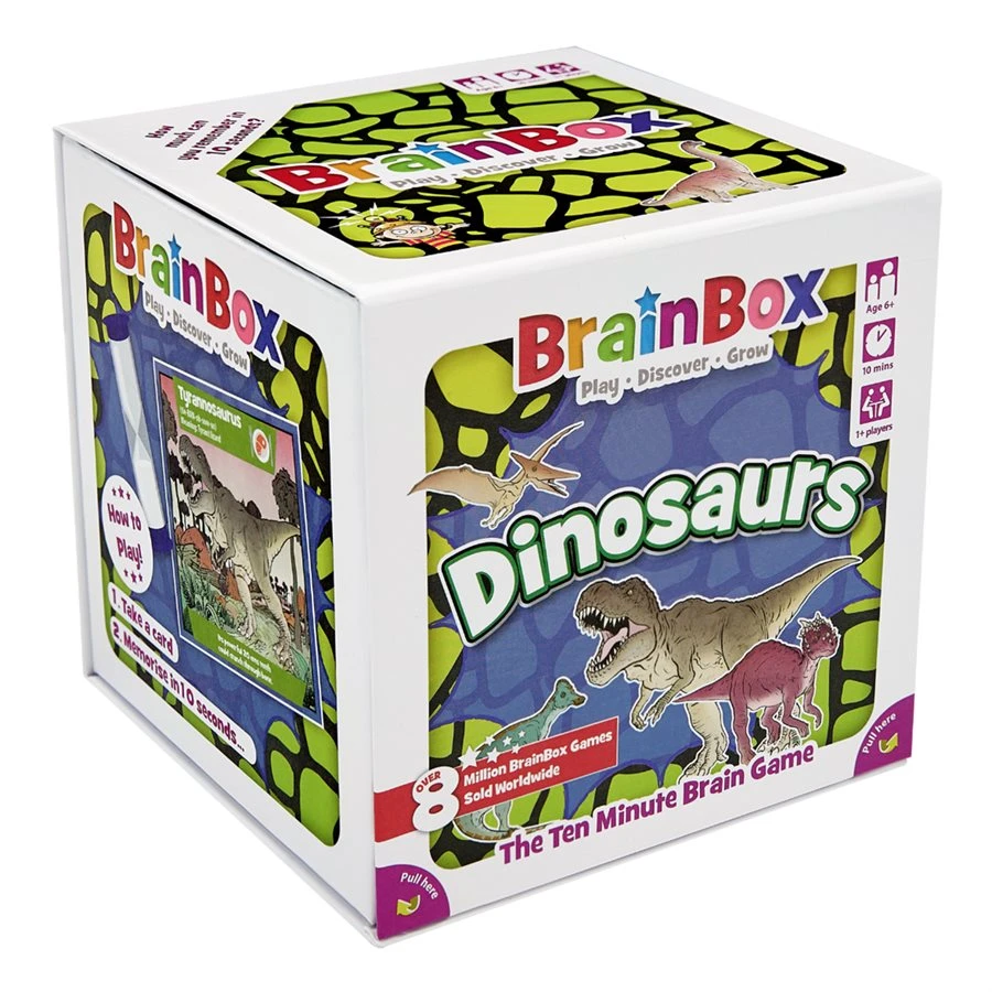 Green Board Game Co. BrainBox: Dinosaurs *PRE-ORDER* Board Games 1 Green Board Game Co. BrainBox: Dinosaurs *PRE-ORDER* Board Games
