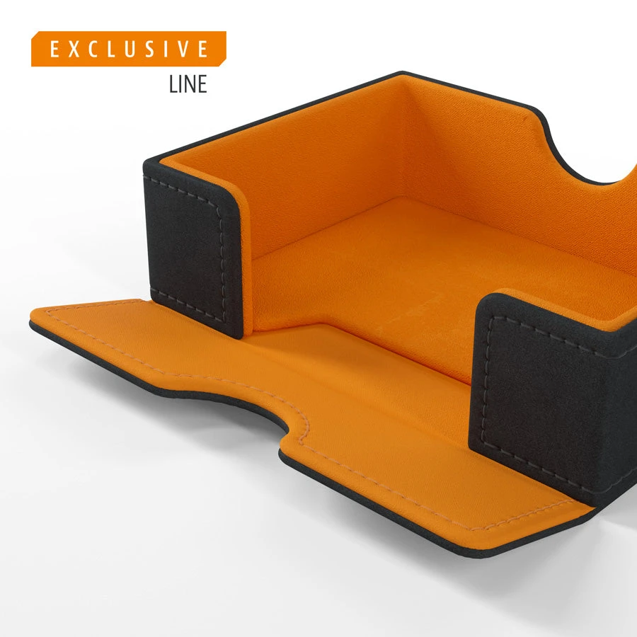 Gamegenic: Cards Lair Convertible Deck Box Exclusive Edition - Black / Orange (400ct) 6 Gamegenic: Cards Lair Convertible Deck Box Exclusive Edition - Black / Orange (400ct)