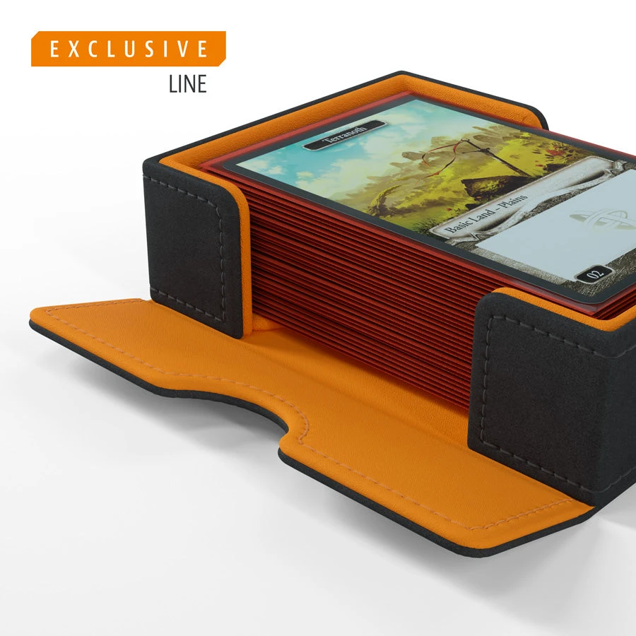 Gamegenic: Cards Lair Convertible Deck Box Exclusive Edition - Black / Orange (400ct) 5 Gamegenic: Cards Lair Convertible Deck Box Exclusive Edition - Black / Orange (400ct)