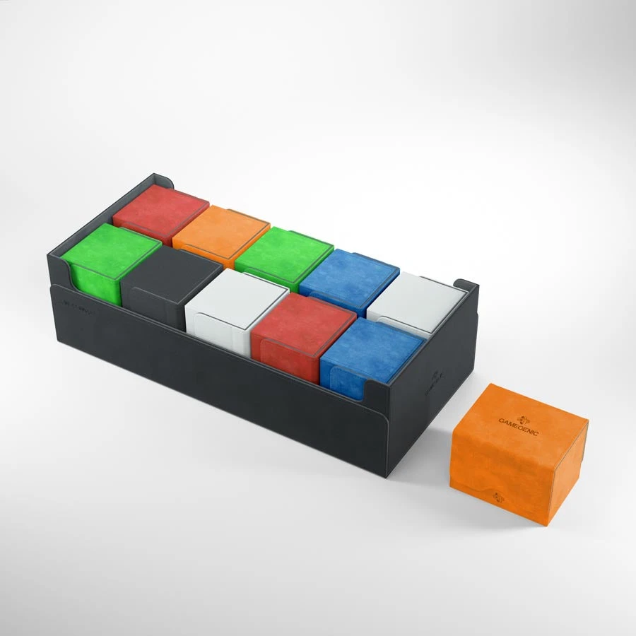 Gamegenic: Dungeon Convertible Deck Box - Black (1100ct) Deck Boxes 6 Gamegenic: Dungeon Convertible Deck Box - Black (1100ct) Deck Boxes