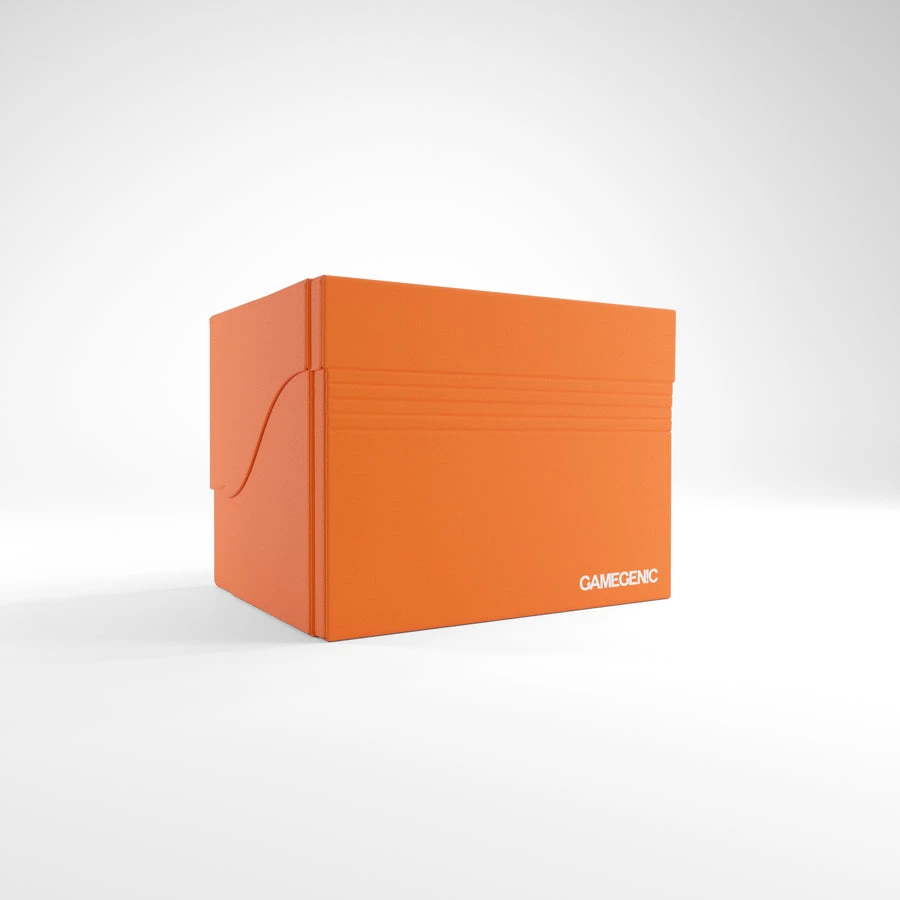 Gamegenic: Side Holder XL Deck Box - Orange (100ct) 2 Gamegenic: Side Holder XL Deck Box - Orange (100ct)