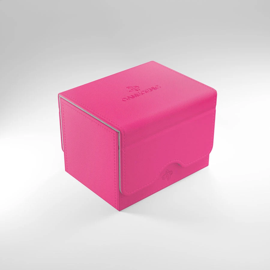 Gamegenic: Sidekick Convertible Deck Box - Pink (100ct) Deck Boxes 1 Gamegenic: Sidekick Convertible Deck Box - Pink (100ct) Deck Boxes