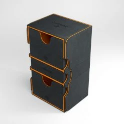 Deck Boxes Gamegenic: Stronghold XL Convertible Deck Box Exclusive Edition - Black / Orange (200ct)