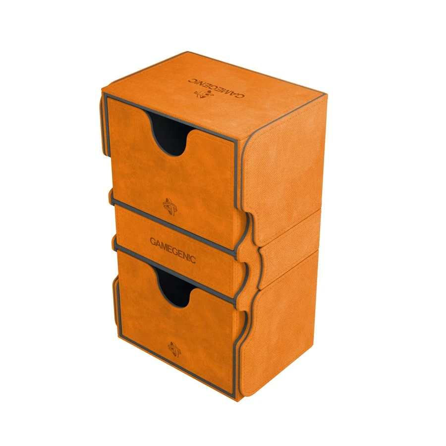 Deck Boxes Gamegenic: Stronghold Convertible Deck Box - Orange (200ct) 3 Deck Boxes Gamegenic: Stronghold Convertible Deck Box - Orange (200ct)