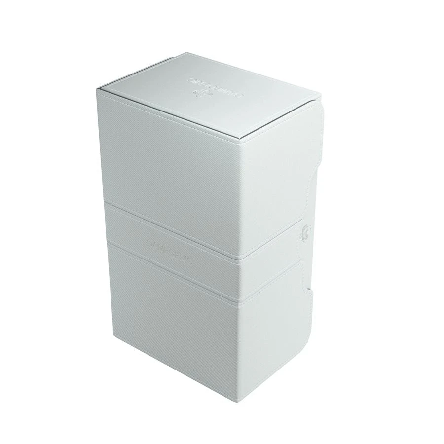 Gamegenic: Stronghold Convertible Deck Box - White (200ct) Deck Boxes 2 Gamegenic: Stronghold Convertible Deck Box - White (200ct) Deck Boxes