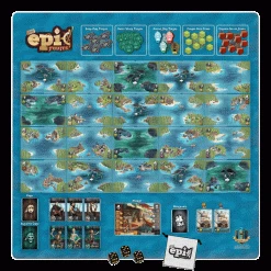 Gamelyn Games Jun 27-Jul 3, 2022 Tiny Epic Pirates - Game Mat