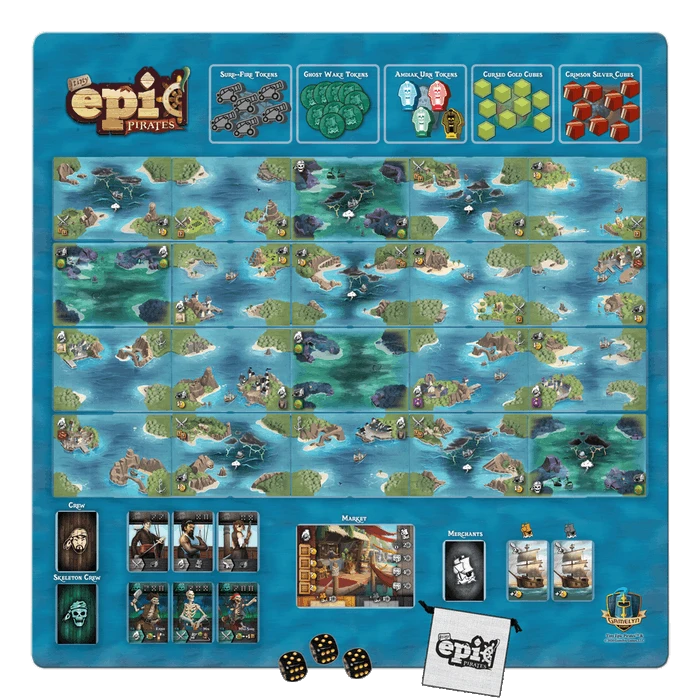 Gamelyn Games Jun 27-Jul 3, 2022 Tiny Epic Pirates - Game Mat 2 Gamelyn Games Jun 27-Jul 3, 2022 Tiny Epic Pirates - Game Mat