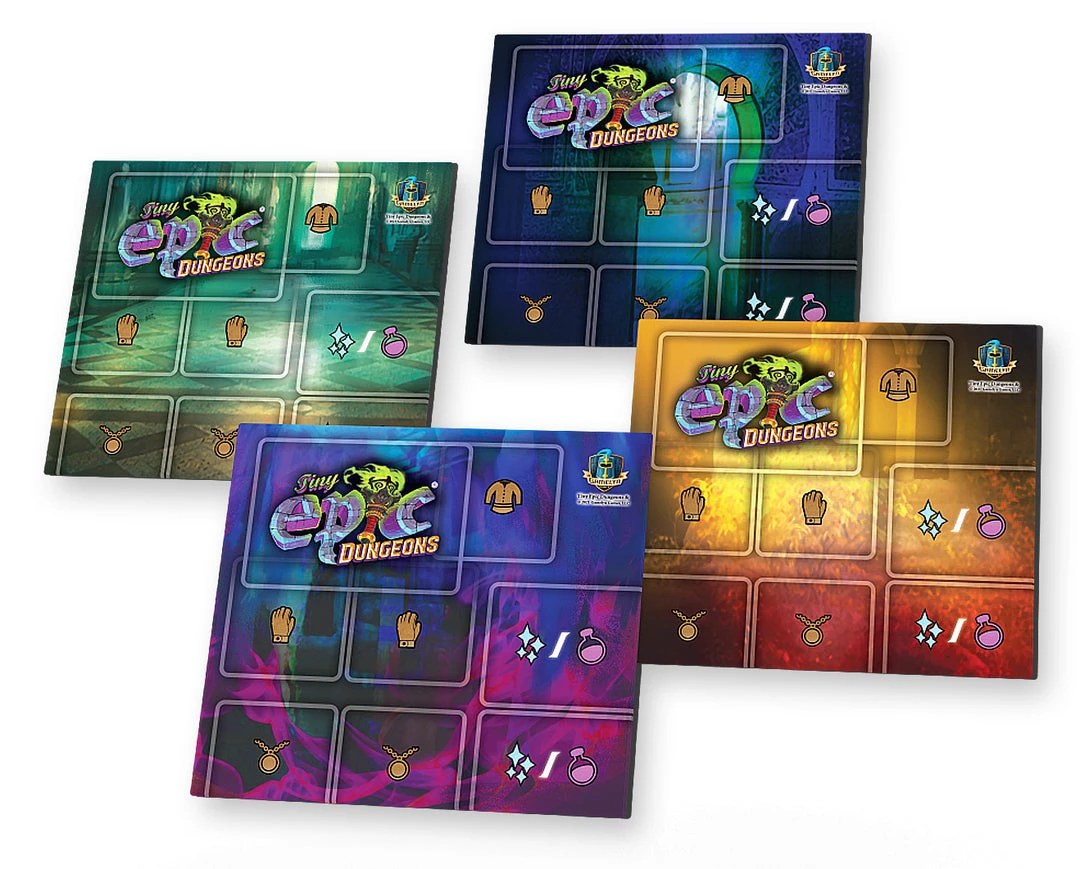 Gamelyn Games Tiny Epic Dungeons: 4 Pack Player Game Mats Jun 27-Jul 3, 2022 1 Gamelyn Games Tiny Epic Dungeons: 4 Pack Player Game Mats Jun 27-Jul 3, 2022