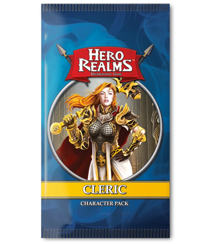 White Wizard Games Board Games Hero Realms: Character Pack - Cleric 1 White Wizard Games Board Games Hero Realms: Character Pack - Cleric