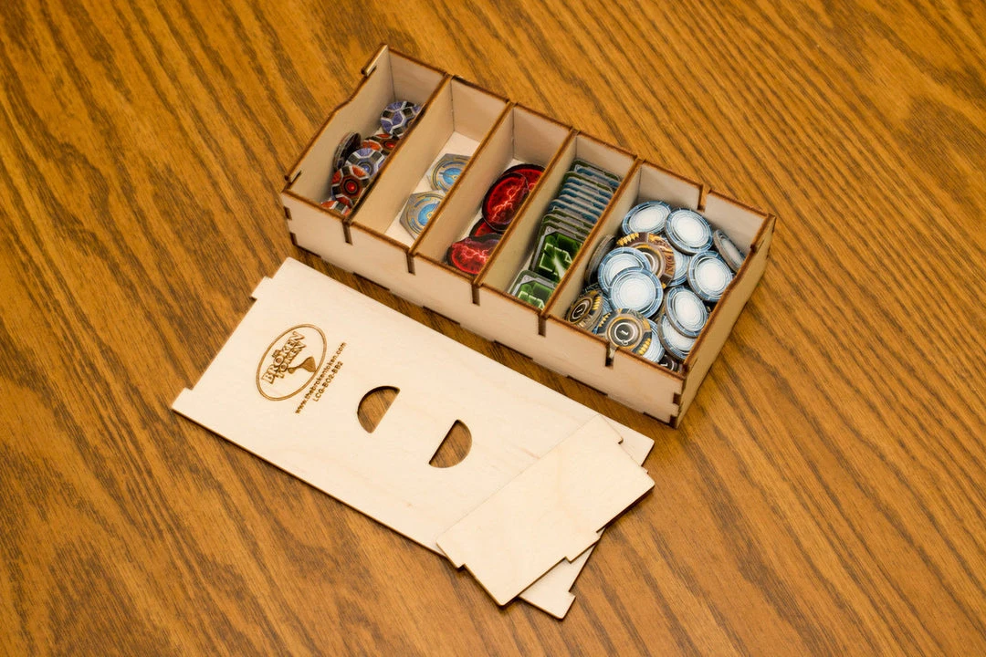 The Broken Token Broken Token - Short Bits Box For Sleeved Card Game Organizer 1 The Broken Token Broken Token - Short Bits Box For Sleeved Card Game Organizer