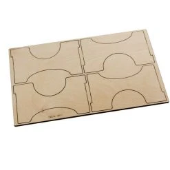 The Broken Token Broken Token - Extra Dividers For 7 Wonders Organizer