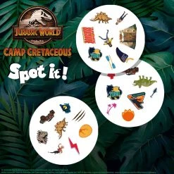 USAopoly Spot It! Jurassic World: Camp Cretaceous Board Games