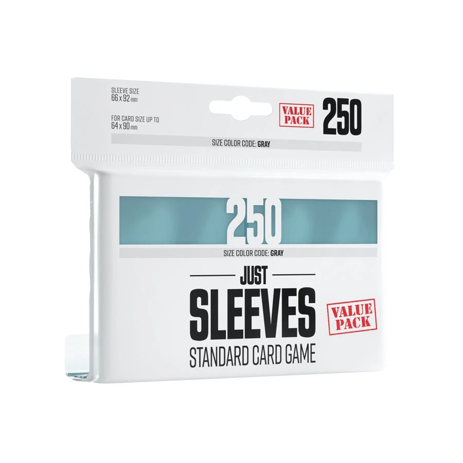 Gamegenic Jun 13-19, 2022 Just Sleeves: Value Pack Clear (250ct) 1 Gamegenic Jun 13-19, 2022 Just Sleeves: Value Pack Clear (250ct)