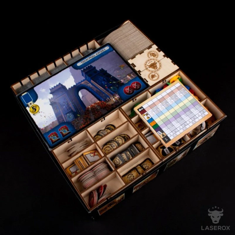 Laserox - Wooden Wonder (Compatible With 7 Wonders) Import Games 2 Laserox - Wooden Wonder (Compatible With 7 Wonders) Import Games