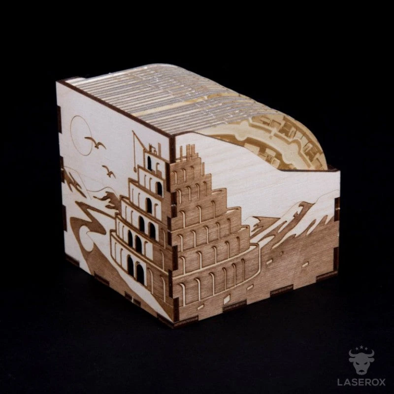 Laserox - Wooden Wonder (Compatible With 7 Wonders) Import Games 7 Laserox - Wooden Wonder (Compatible With 7 Wonders) Import Games