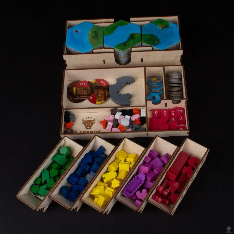 Laserox - Viking Explorer Organizer (Compatible With Explorers Of The North Sea) 1 Laserox - Viking Explorer Organizer (Compatible With Explorers Of The North Sea)