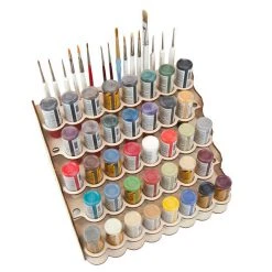 The Broken Token Broken Token - Modular Paint Rack - Straight - 26mm Dropper Style Bottles