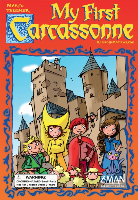 Z-Man Games Board Games My First Carcassonne (First Edition) 1 Z-Man Games Board Games My First Carcassonne (First Edition)