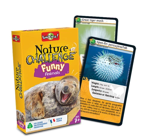Bioviva Board Games Nature Challenge - Funny Animals 1 Bioviva Board Games Nature Challenge - Funny Animals