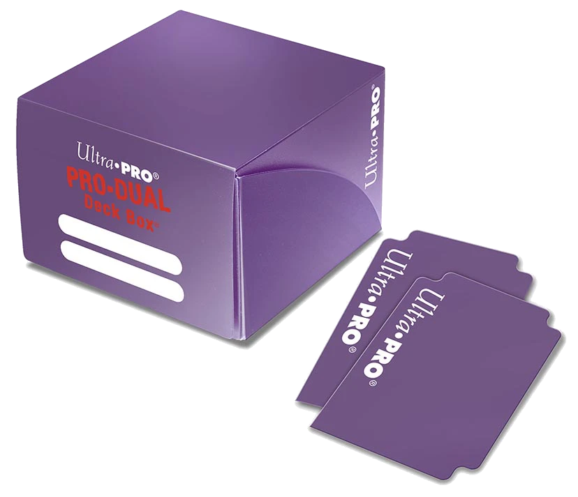 Ultra Pro - PRO Dual Standard Purple Deck Box (180) 1 Ultra Pro - PRO Dual Standard Purple Deck Box (180)