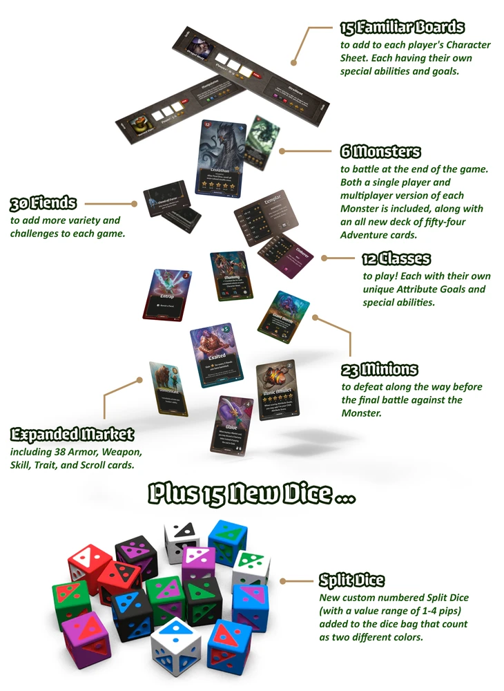 Thunderworks Games Roll Player: Fiends & Familiars - Big Box Board Games 2 Thunderworks Games Roll Player: Fiends & Familiars - Big Box Board Games