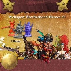 CMON Limited Rum & Bones: Wellsport Brotherhood Hero Set # 1 Board Games