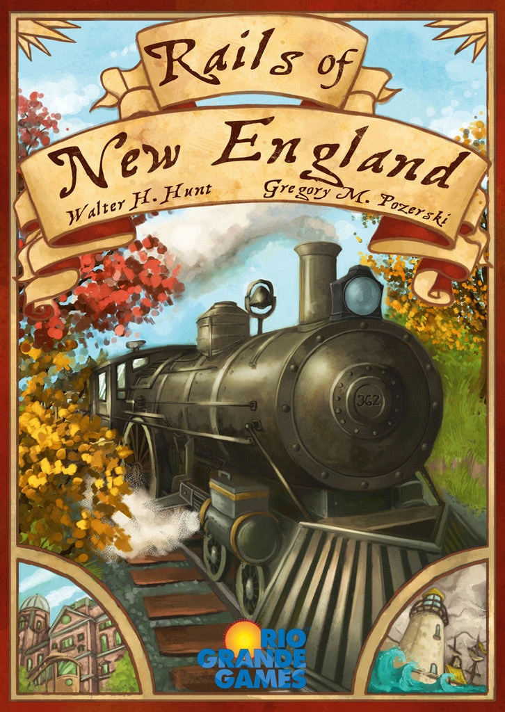 Rio Grande Games Rails Of New England Board Games 1 Rio Grande Games Rails Of New England Board Games