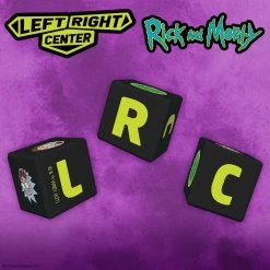 The Op Left Right Center: Rick And Morty Dice Game Board Games