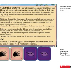 Leder Games Root Underworld And Clockwork First Printing Correction Sticker Board Games