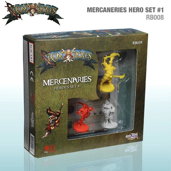 CMON Limited Rum & Bones: Mercenaries Heroes Set #1 Board Games 1 CMON Limited Rum & Bones: Mercenaries Heroes Set #1 Board Games