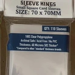 Sleeve Kings - Small Square (110 Pack) Jun 27-Jul 3, 2022