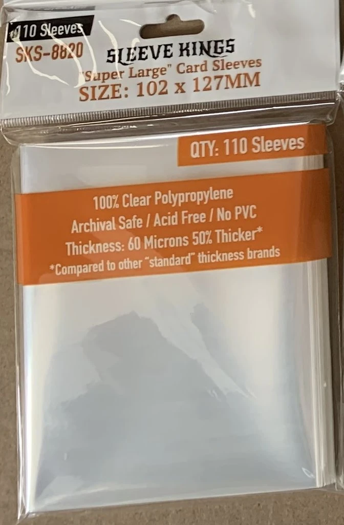 Sleeve Kings - Super Large (110 Pack) 2 Sleeve Kings - Super Large (110 Pack)